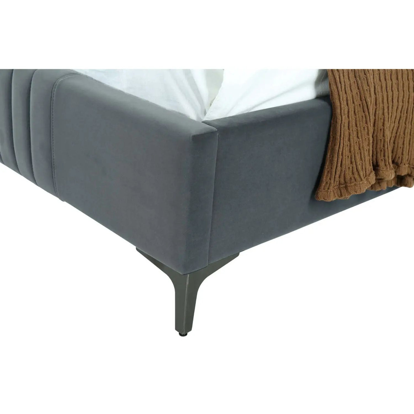 Promenade - Bed With Upholstered Headboard And Slats by HouseOfZazla