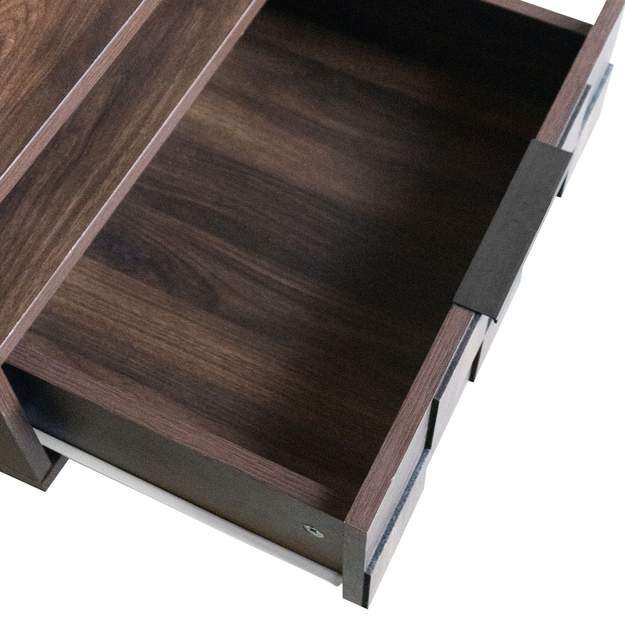 78" TV Stand With Storage Cabinets For Living Room - Walnut by HouseOfZazla