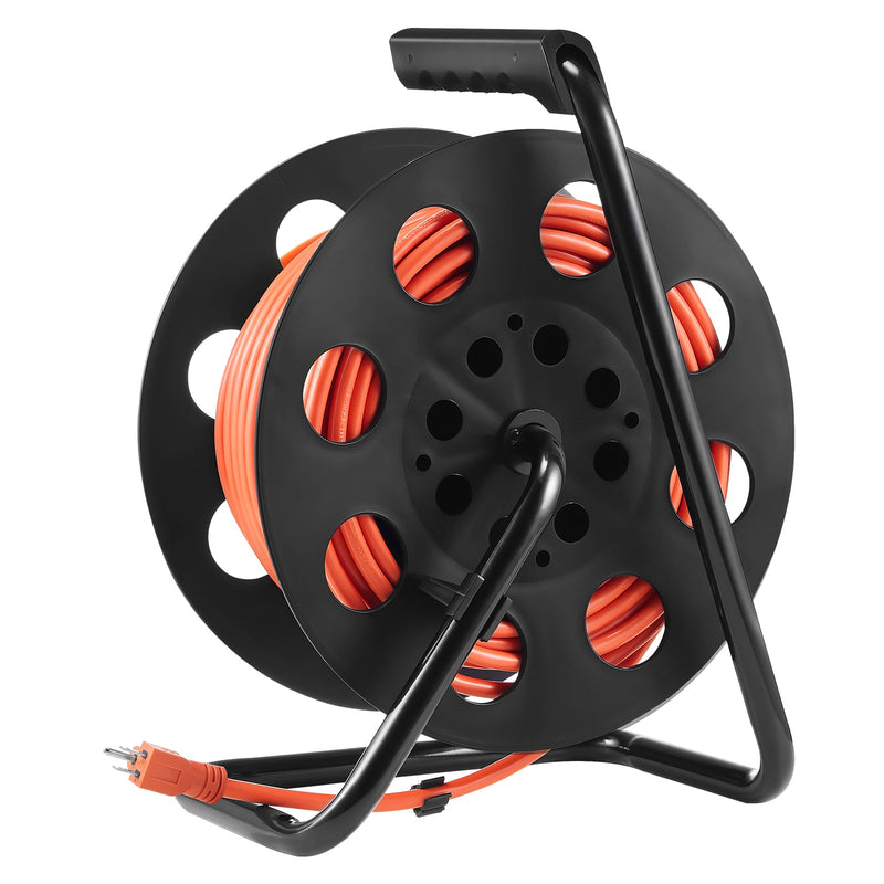 100FT Extension Cord Reel with 4 Outlets and Dust Cover, photo 10 of 10