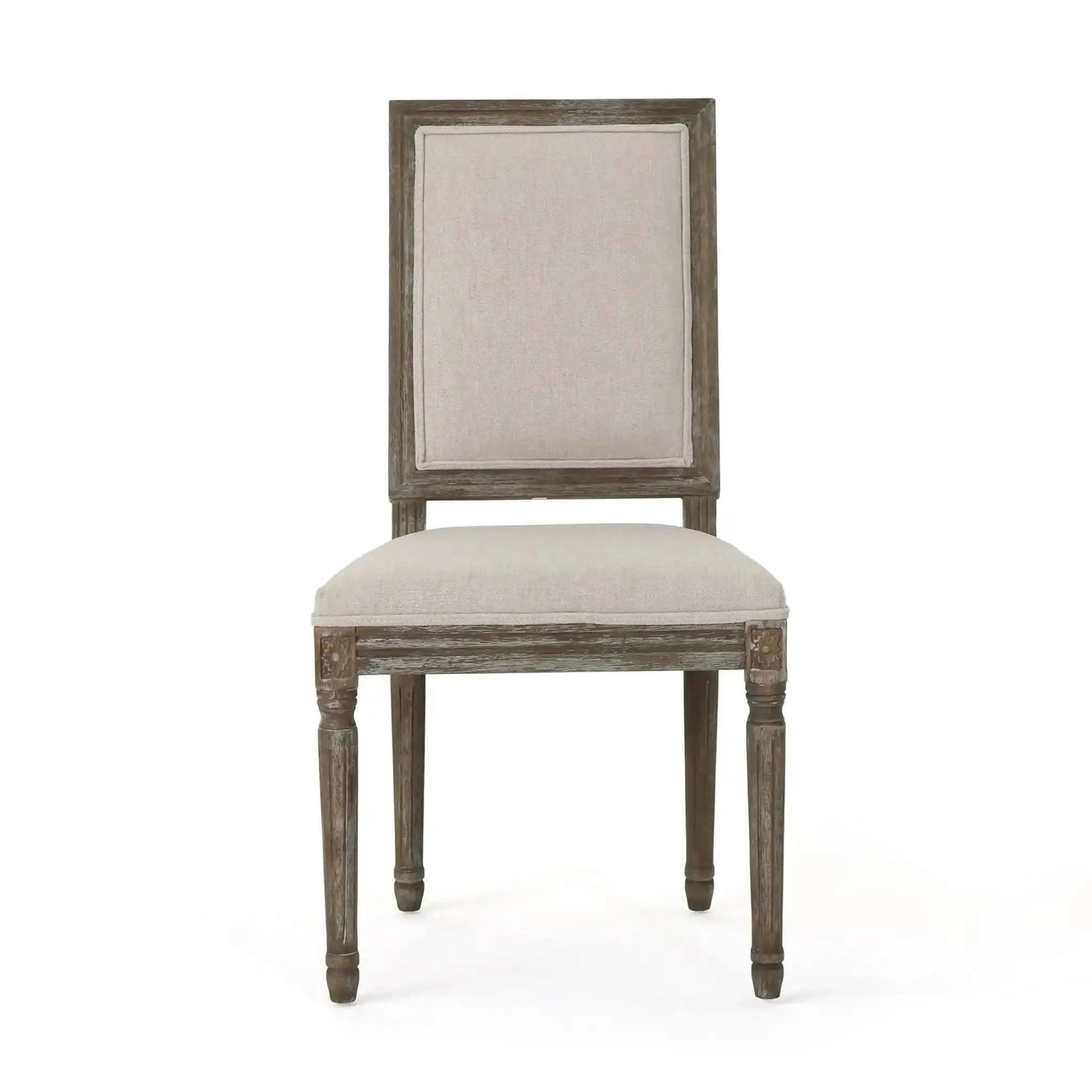 Traditional Style Dining Chair Set With Fabric Upholstery by HouseOfZazla