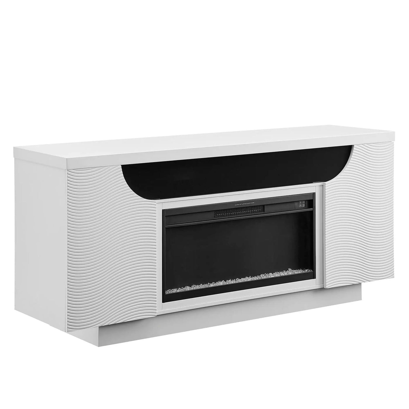 Alessia - Electric Fireplace With Multi Color LED And Flame Settings by HouseOfZazla