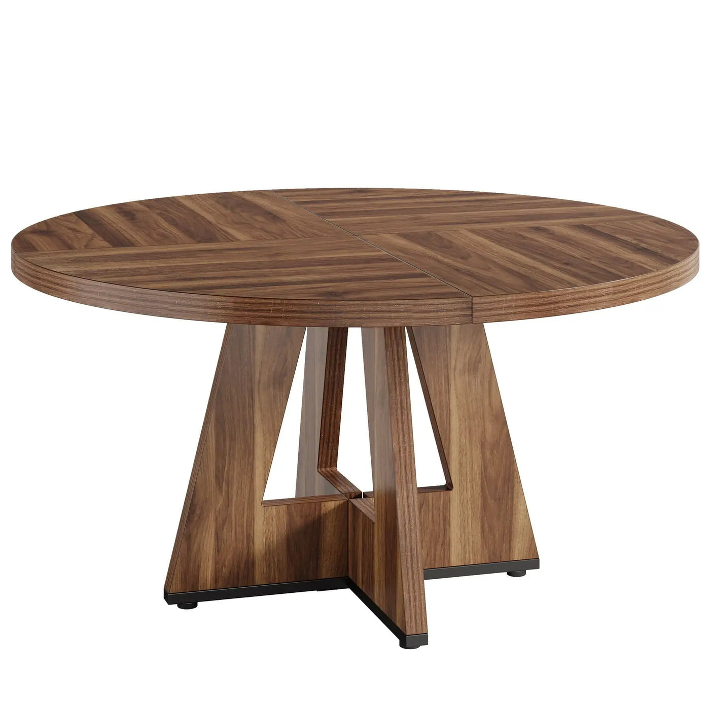 Round Dining Cross Base Kitchen Table by HouseOfZazla