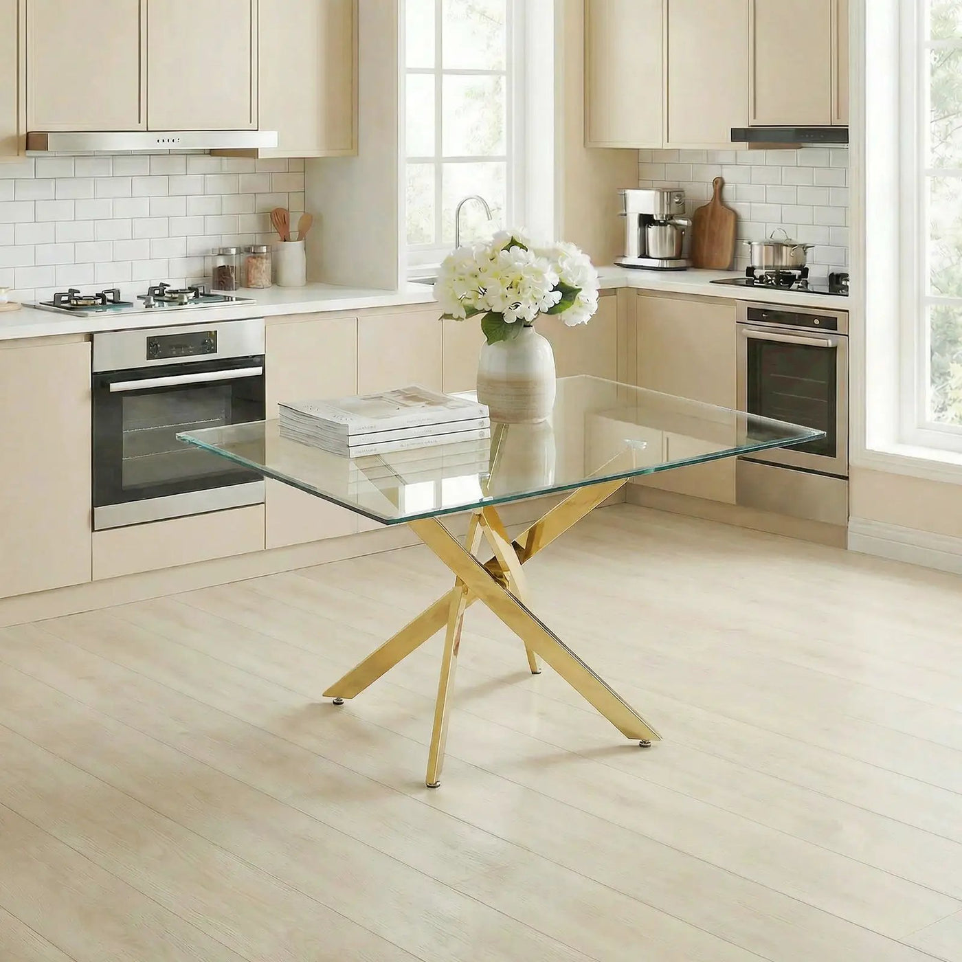 Modern Rectangular Table For Dining Room by HouseOfZazla