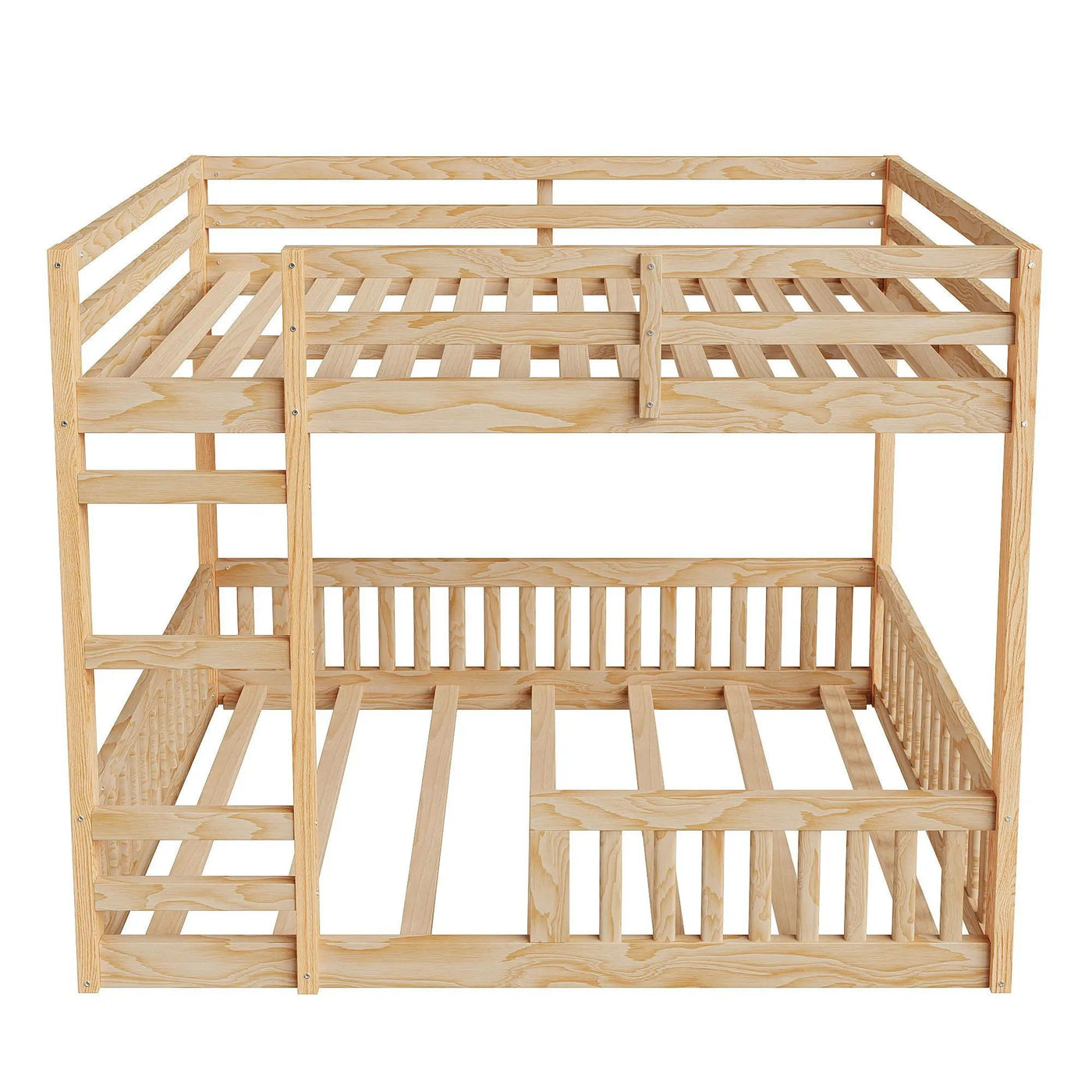 Stylish Bunk Bed With Ladder And Guardrails by HouseOfZazla