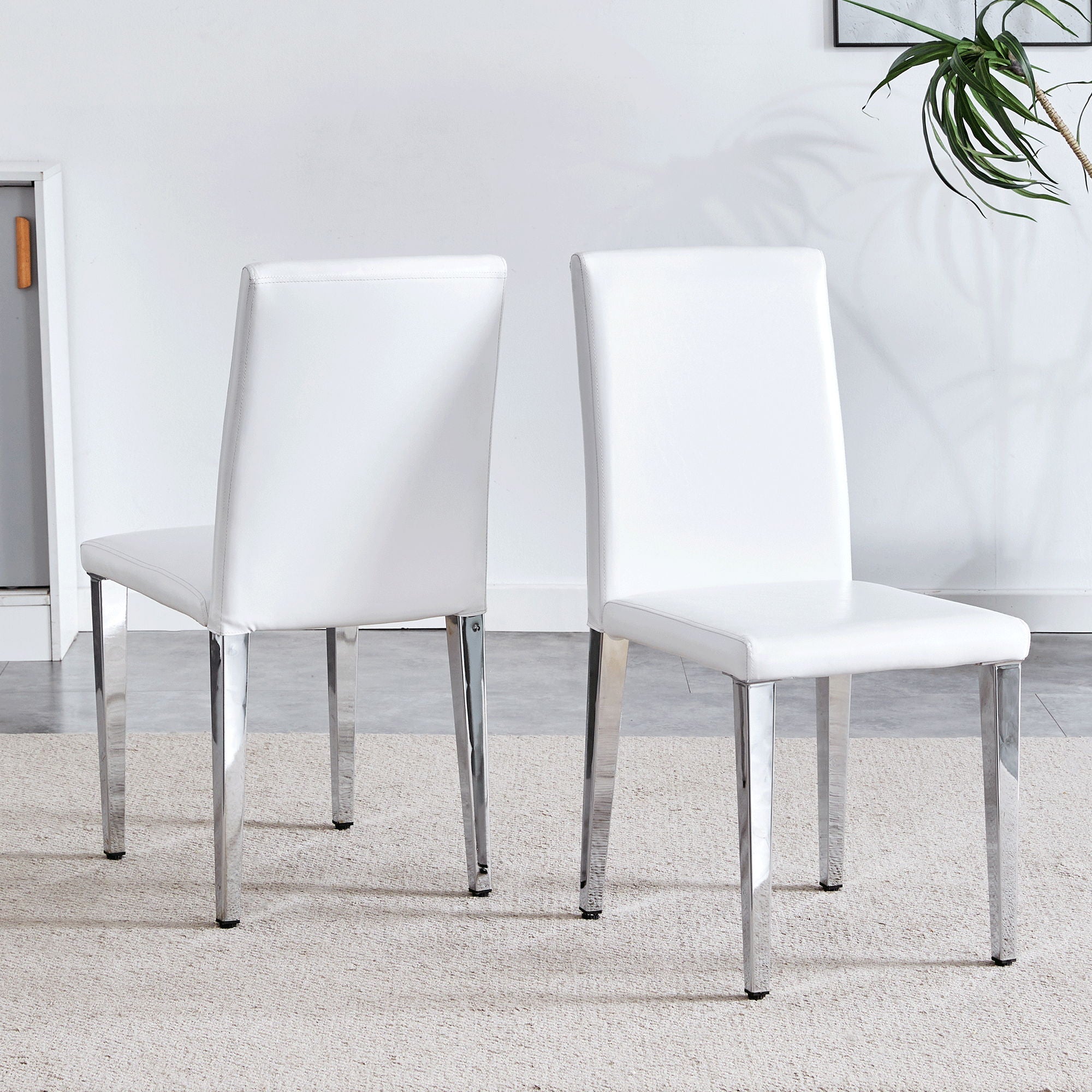 Elegant Upholstered Chairs & Metal Legs by HouseOfZazla