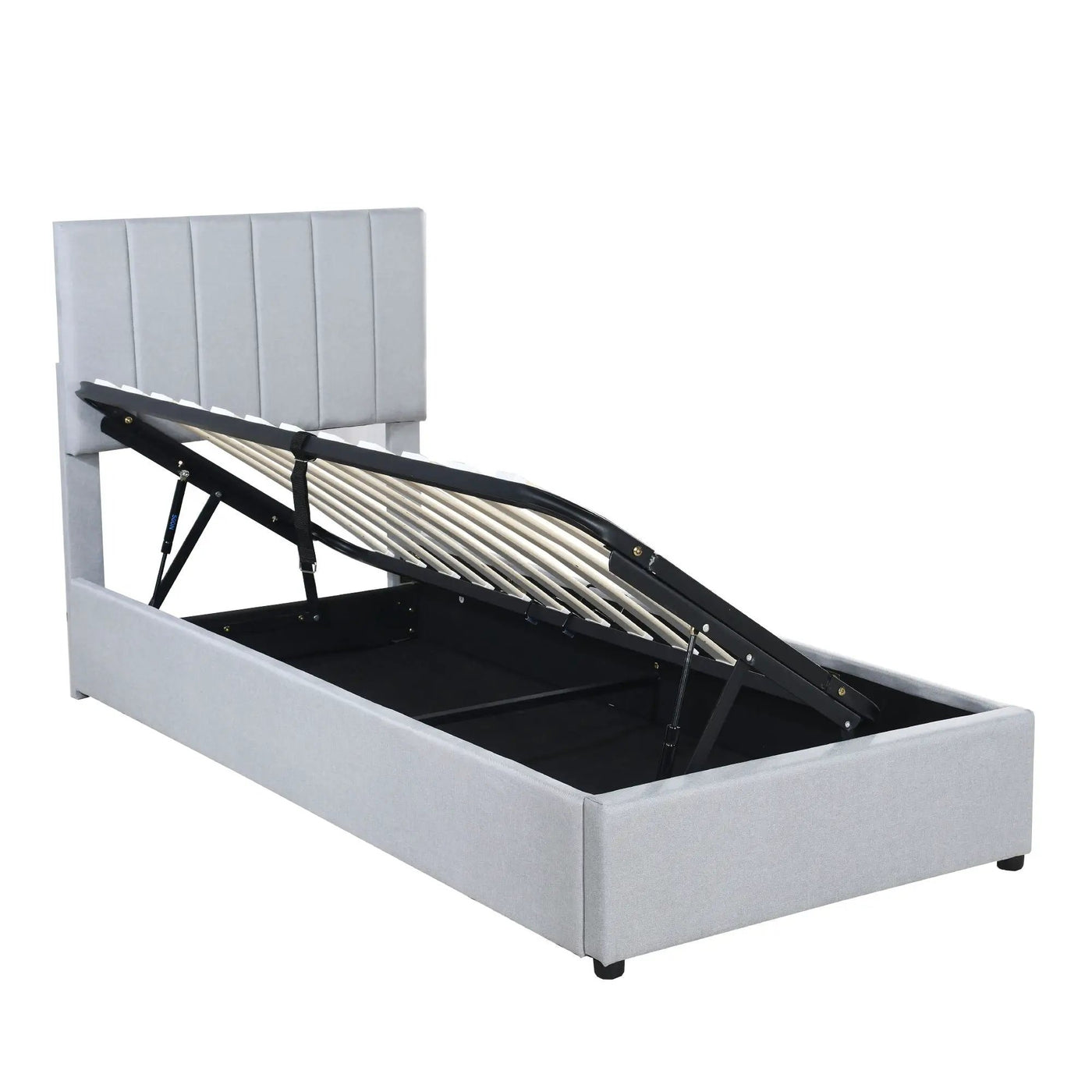 Upholstered Platform Bed With A Hydraulic Storage System by HouseOfZazla