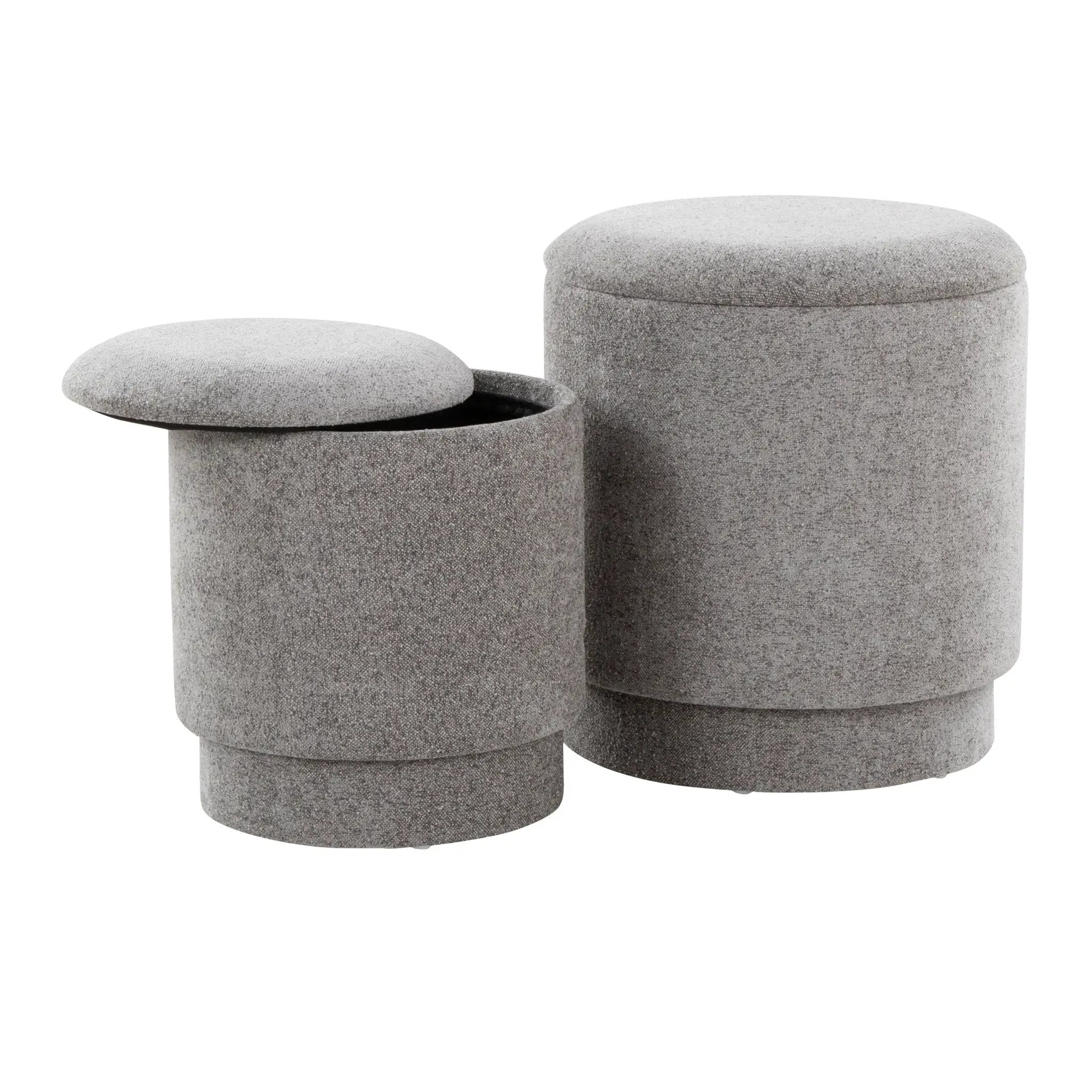 Marla - Upholste Contemporary Ottoman Set by Unique Piece Furniture