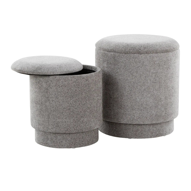 Marla - Upholste Contemporary Ottoman Set by Unique Piece Furniture