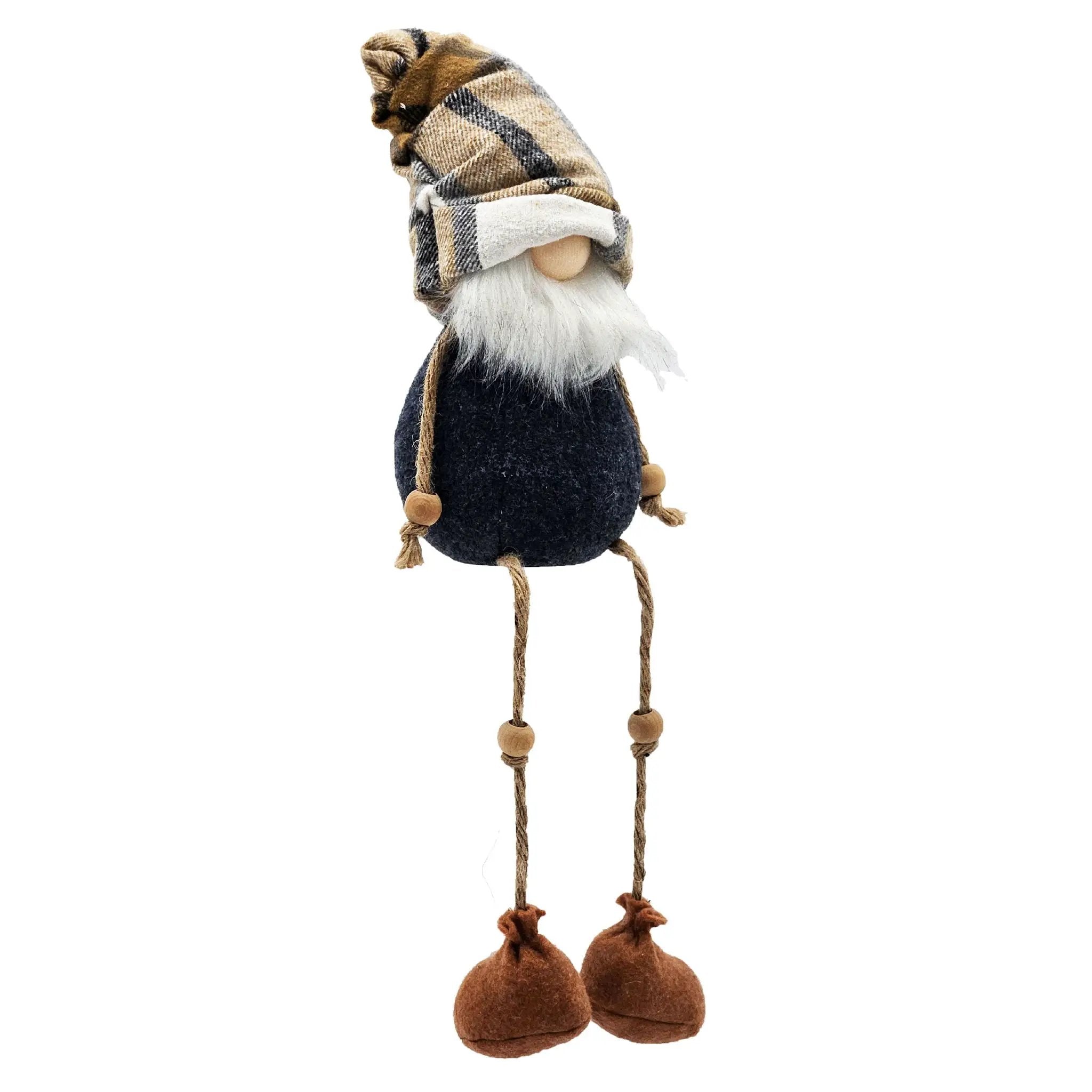 3 Pieces Fall Thanksgiving Gnomes Decorations, Harvest Festival Table Home Ornaments For Holiday Party Gifts - Blue / Brown by Unique Piece Furniture