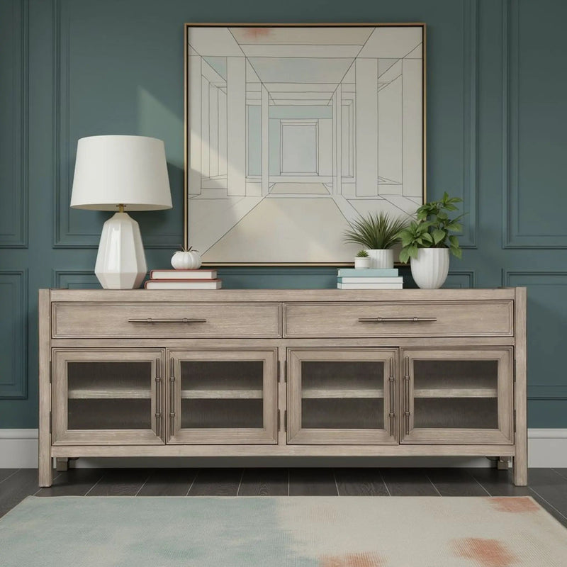 Cypress Lane - TV Stand Console - White Oak by HouseOfZazla