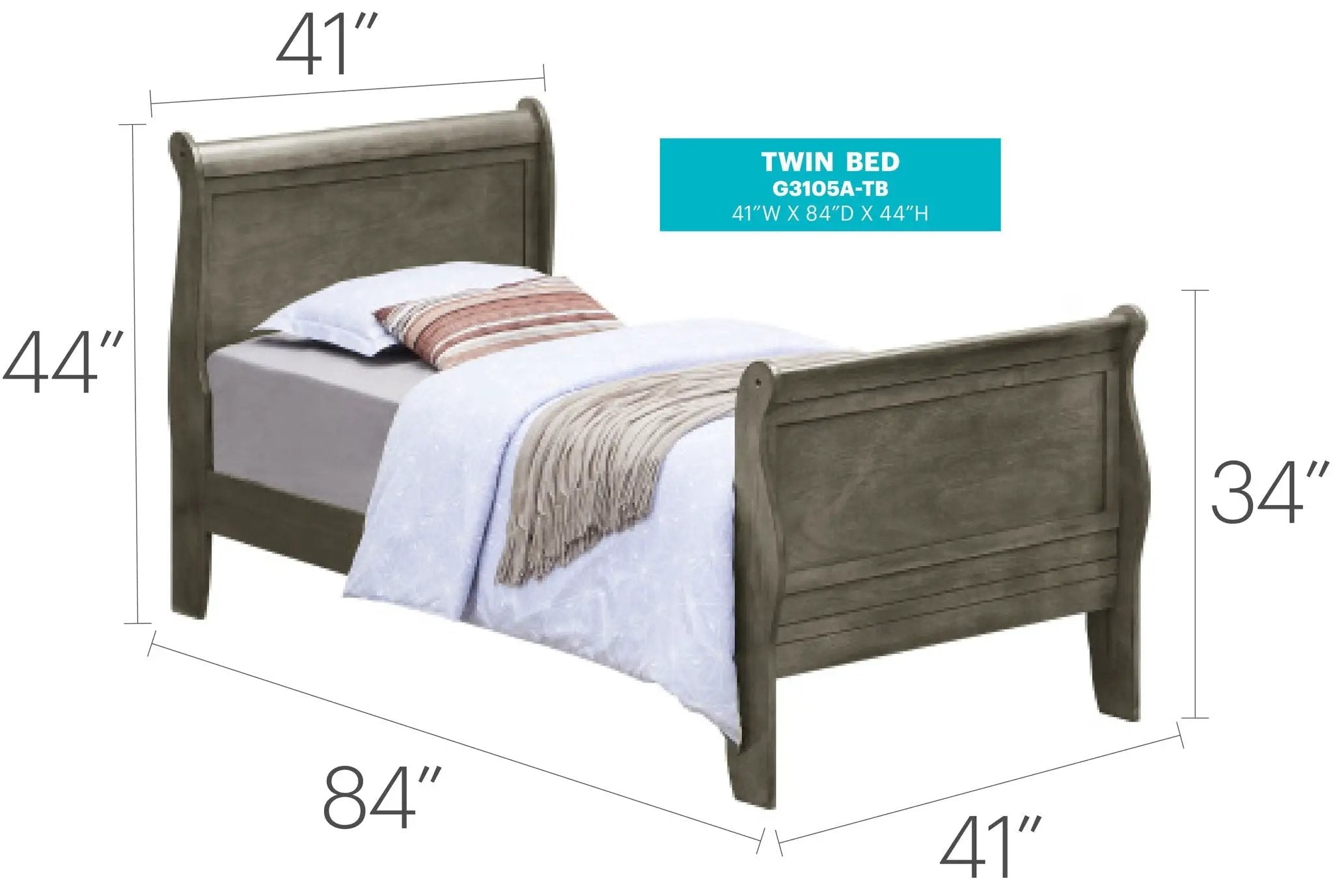 Panel Sleigh Bed by Unique Piece Furniture