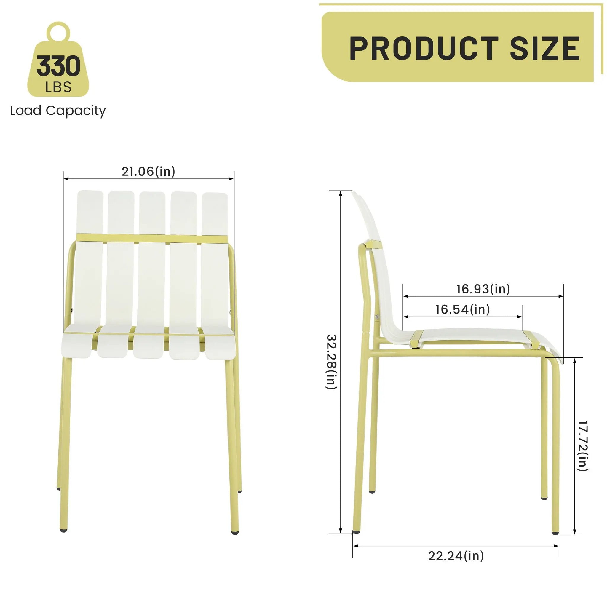 4 Piece Set Of Modern Color Block Designed Single Chairs With Folding Square Table by HouseOfZazla