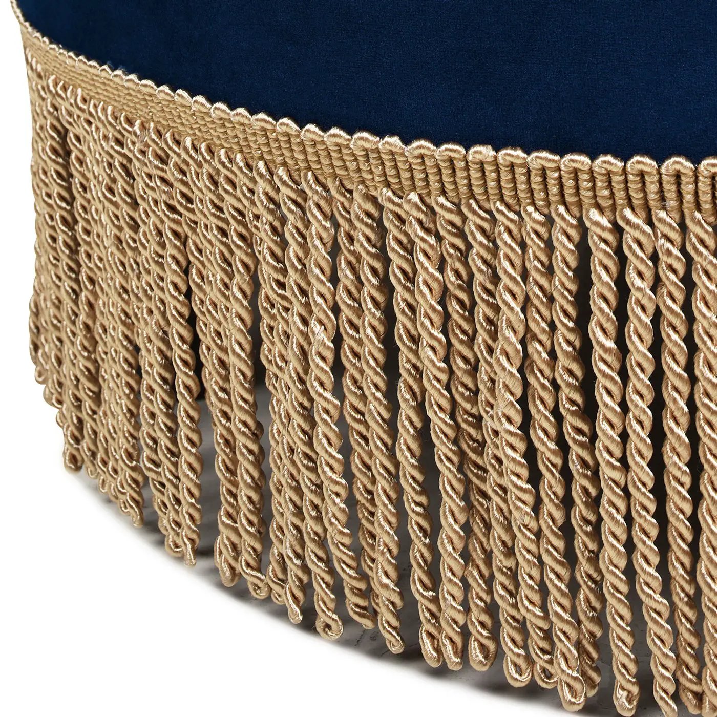 Yolanda - Round Upholstered Accent Ottoman by Unique Piece Furniture