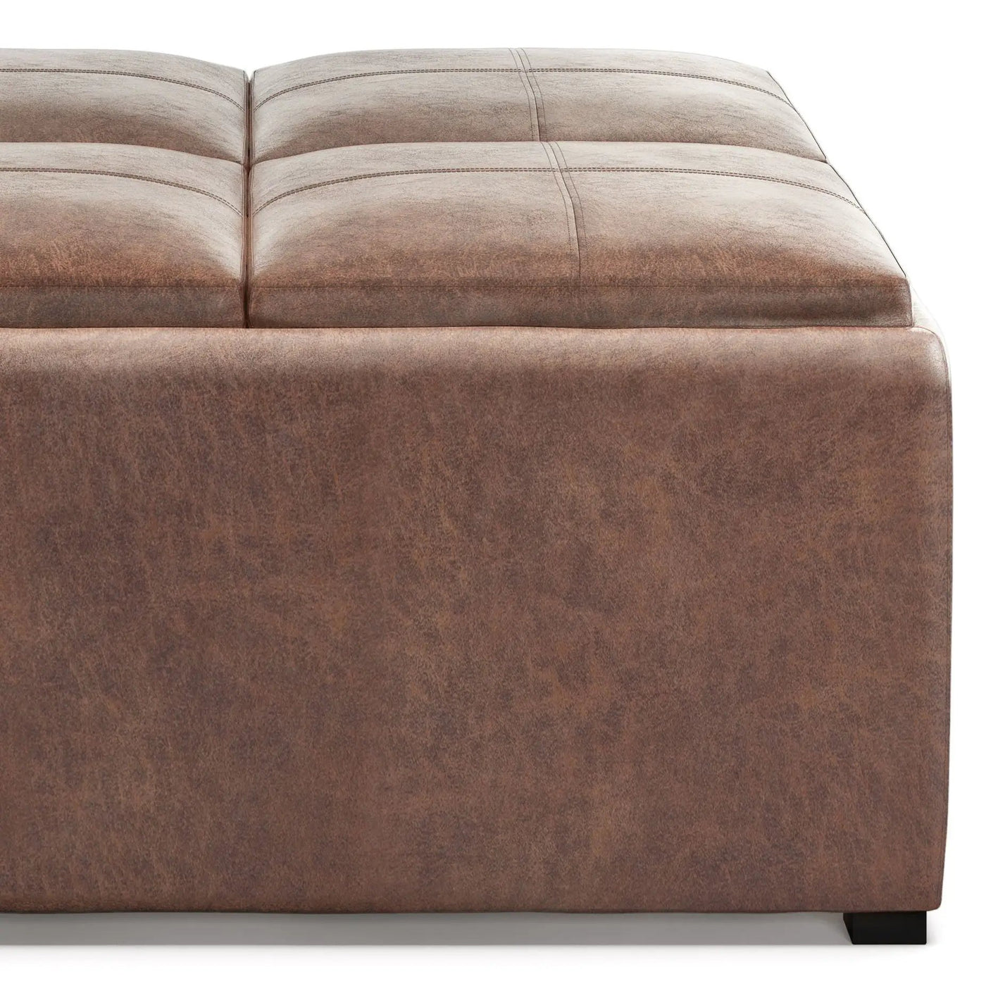 Avalon - Square Coffee Table, Storage Ottoman by HouseOfZazla