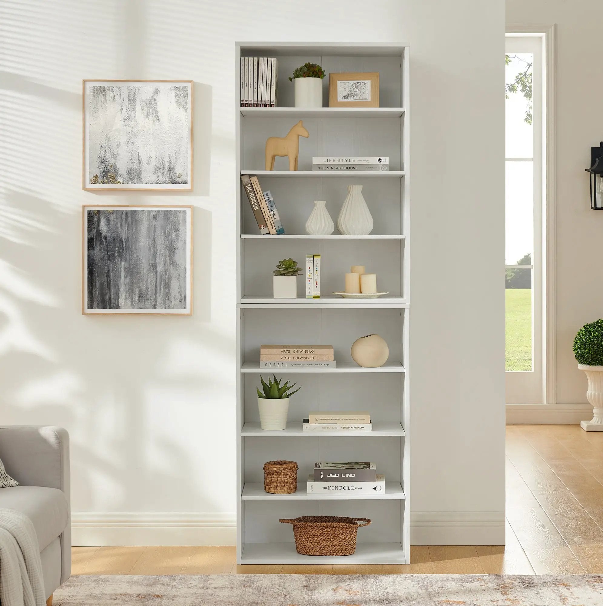 CD DVD Storage Cabinet with Adjustable Shelves by HouseOfZazla