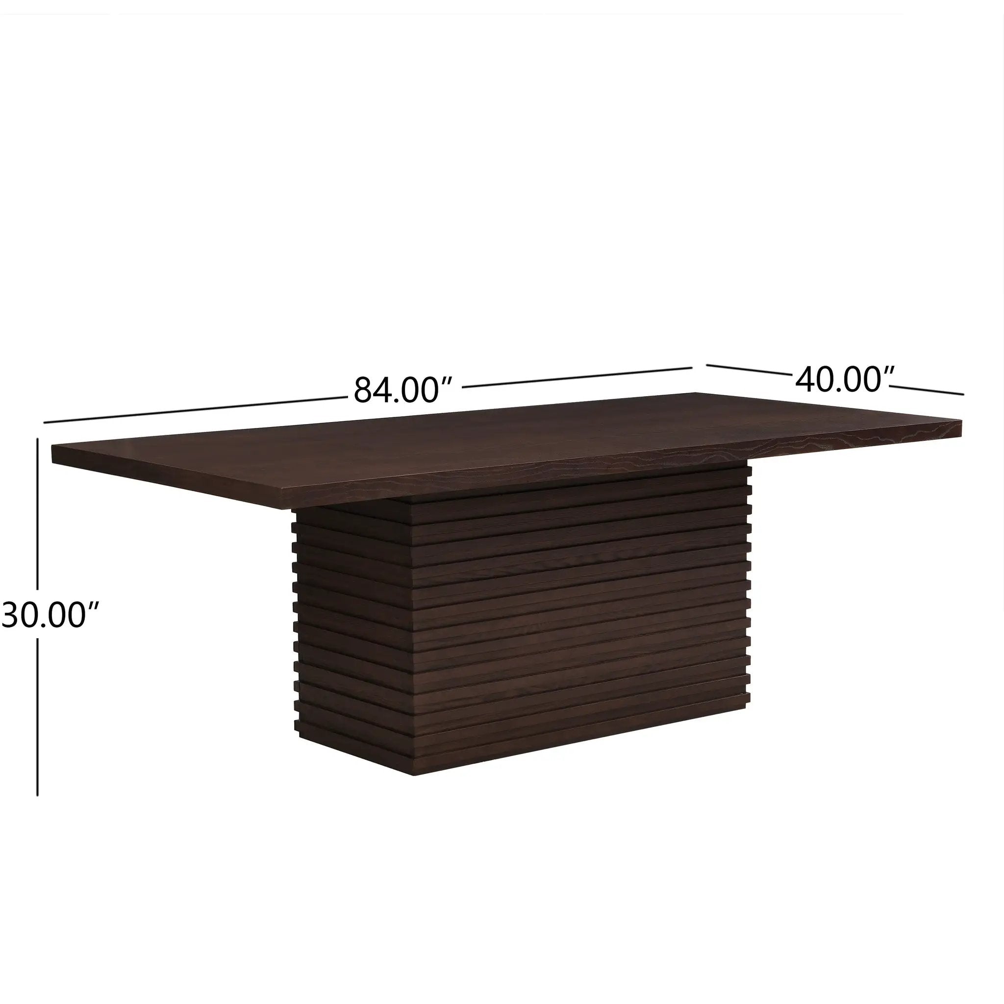 Coad Rectangular 84-inch Dining Table (Espresso) by HouseOfZazla