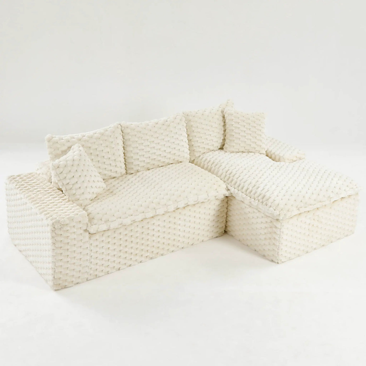Modular Sofa, Convertible Twin Seat With Chaise Lounge by HouseOfZazla