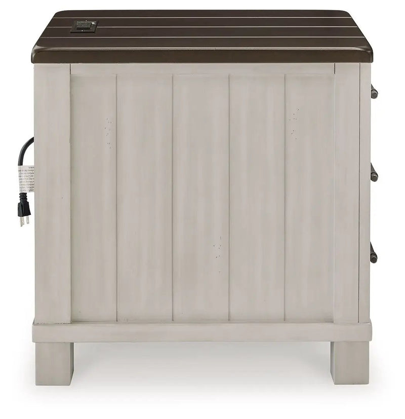 Darborn - Chair Side End Table - Gray / Brown by Unique Piece Furniture