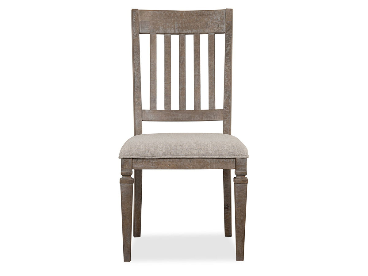 Lancaster - Dining Side Chair With Upholstered Seat (Set of 2) - Dovetail Gray, photo 2 of 7