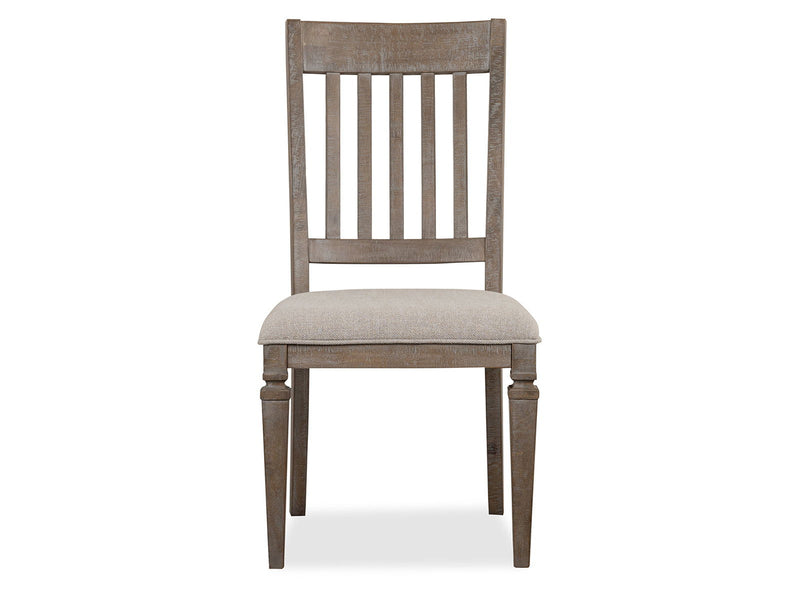Lancaster - Dining Side Chair With Upholstered Seat (Set of 2) - Dovetail Gray, photo 2 of 7