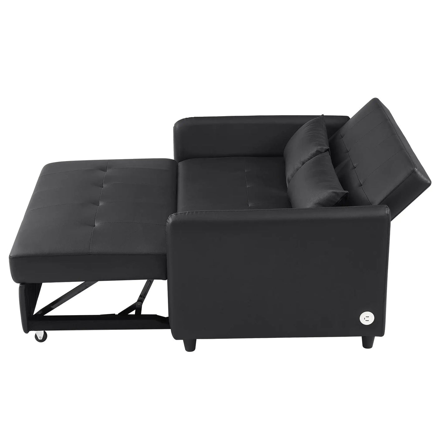 Convertible Sleeper Sofa Bed With 3 USB Ports by HouseOfZazla