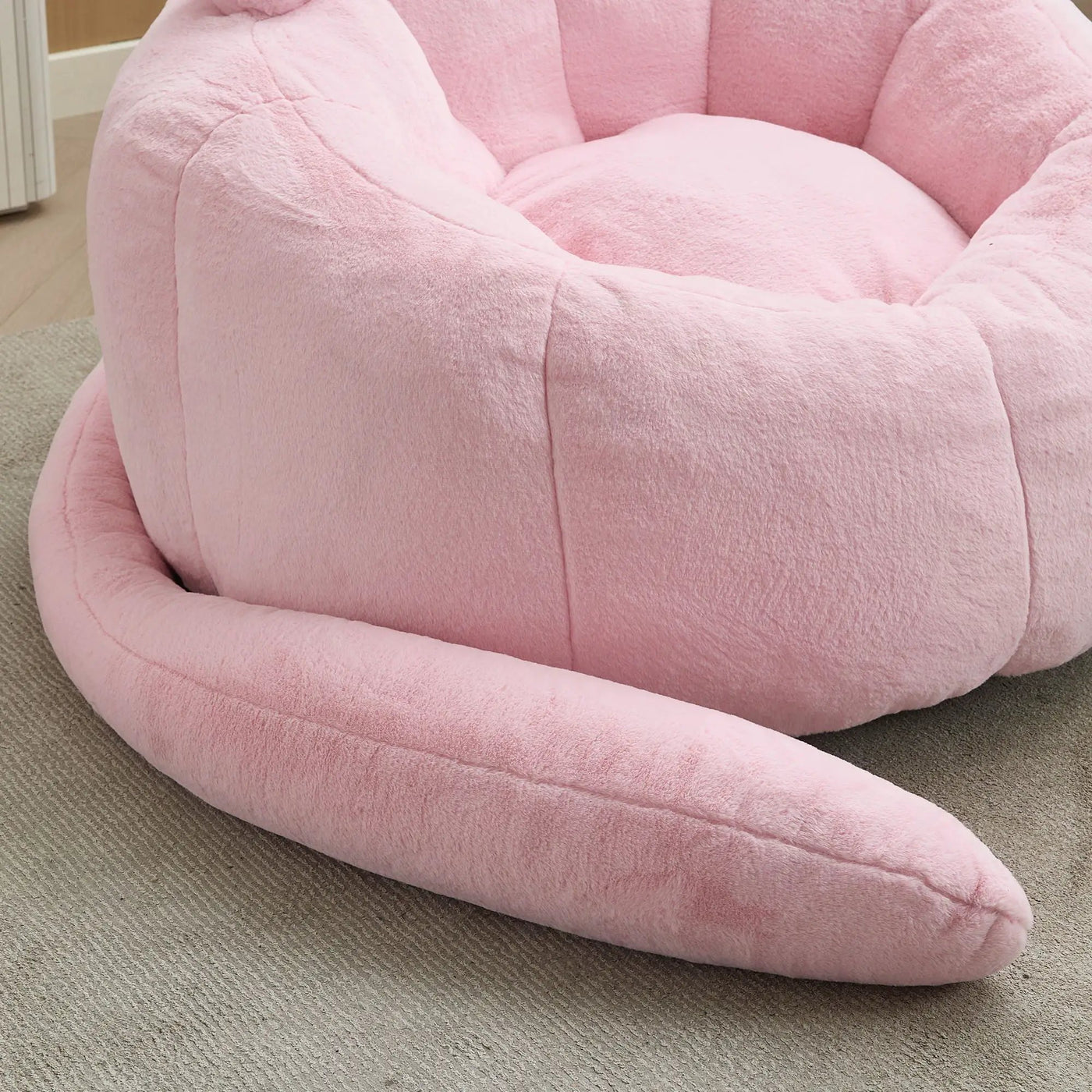 Cat Shaped Bean Bag Sofa With Long Tail by HouseOfZazla