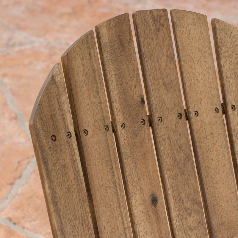 Outdoor Adirondack Rocking Loveseat With Hand Crafted Details by HouseOfZazla