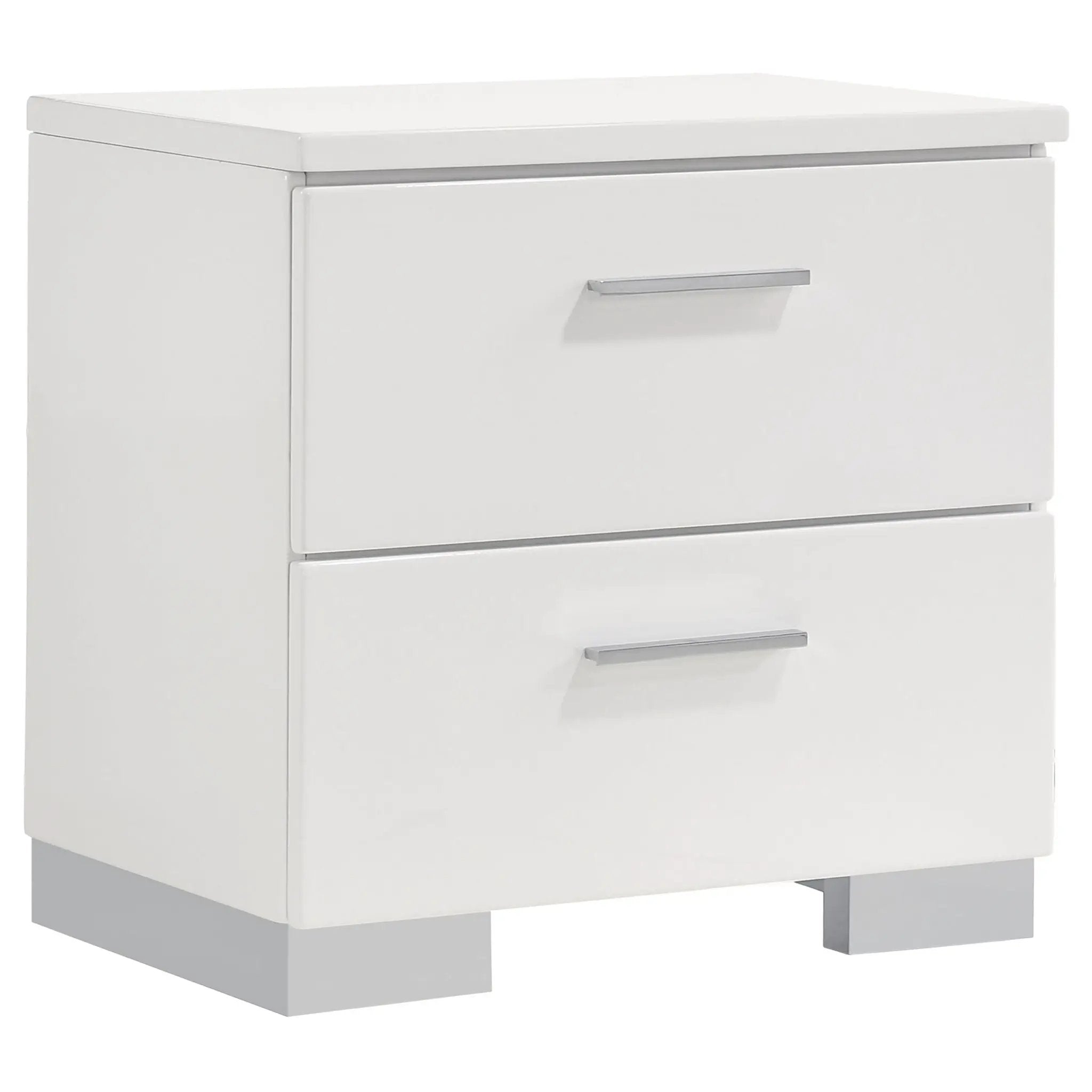 Felicity 4-piece Eastern King Platform Bedroom Set White by Unique Piece Furniture