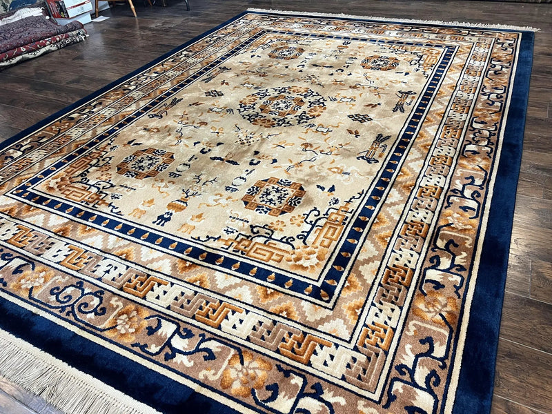 Karastan Rug 8.8 x 12, Cathay Medallion #727, Wool Karastan Carpet, Original Collection 700 Series, Discontinued, Vintage Karastan Area Rug by Jewel Rugs