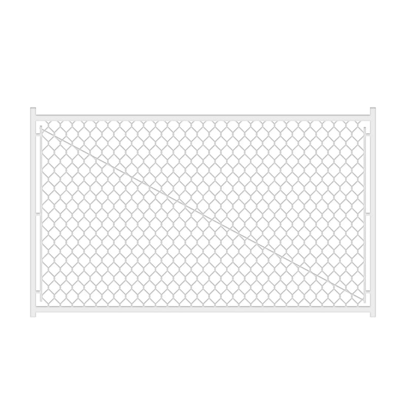 Adjustable 3.8FT Chain Link Walk Gate Kit by HouseOfZazla