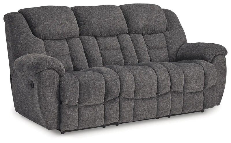 Foreside - Reclining Sofa - Charcoal by Unique Piece Furniture