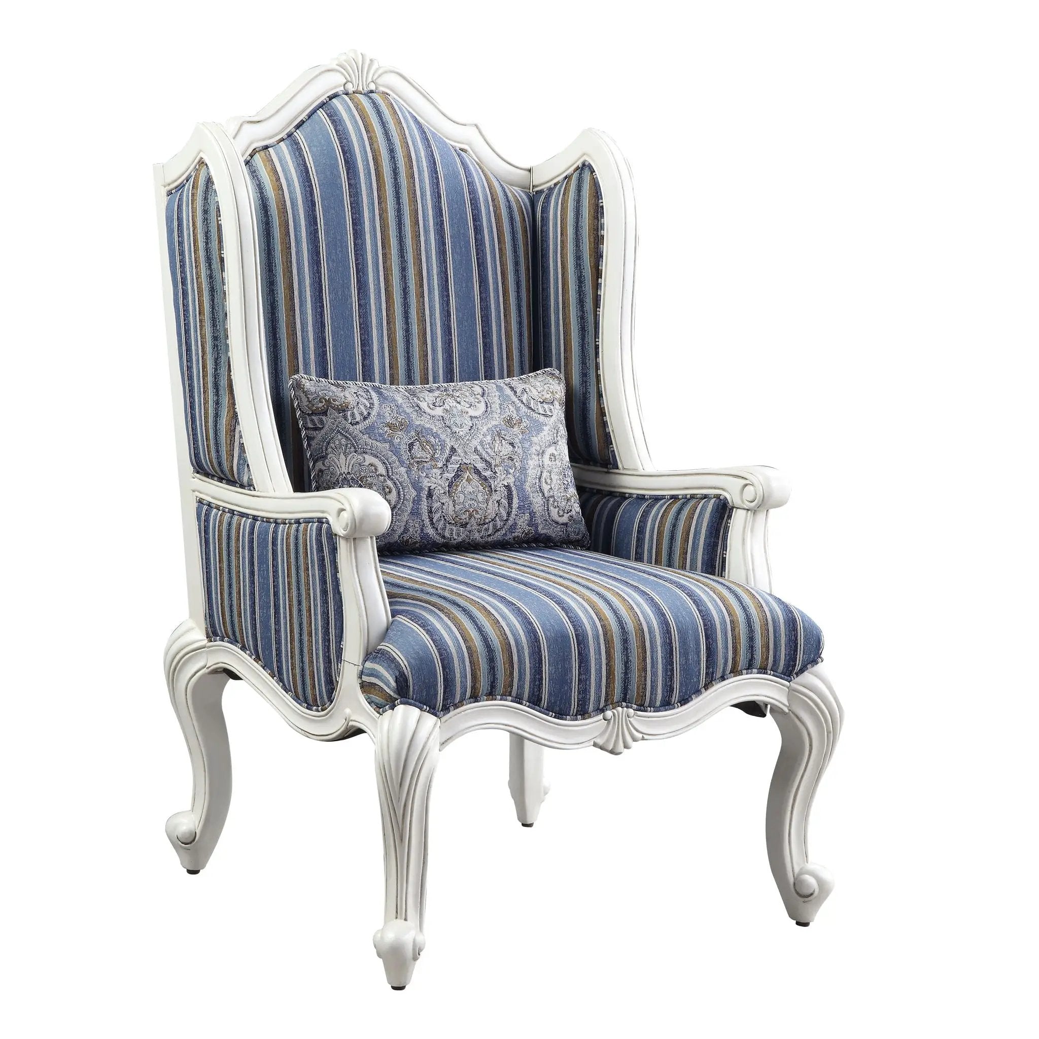 Ciddrenar - Chair With Pillow - Fabric & White by Unique Piece Furniture
