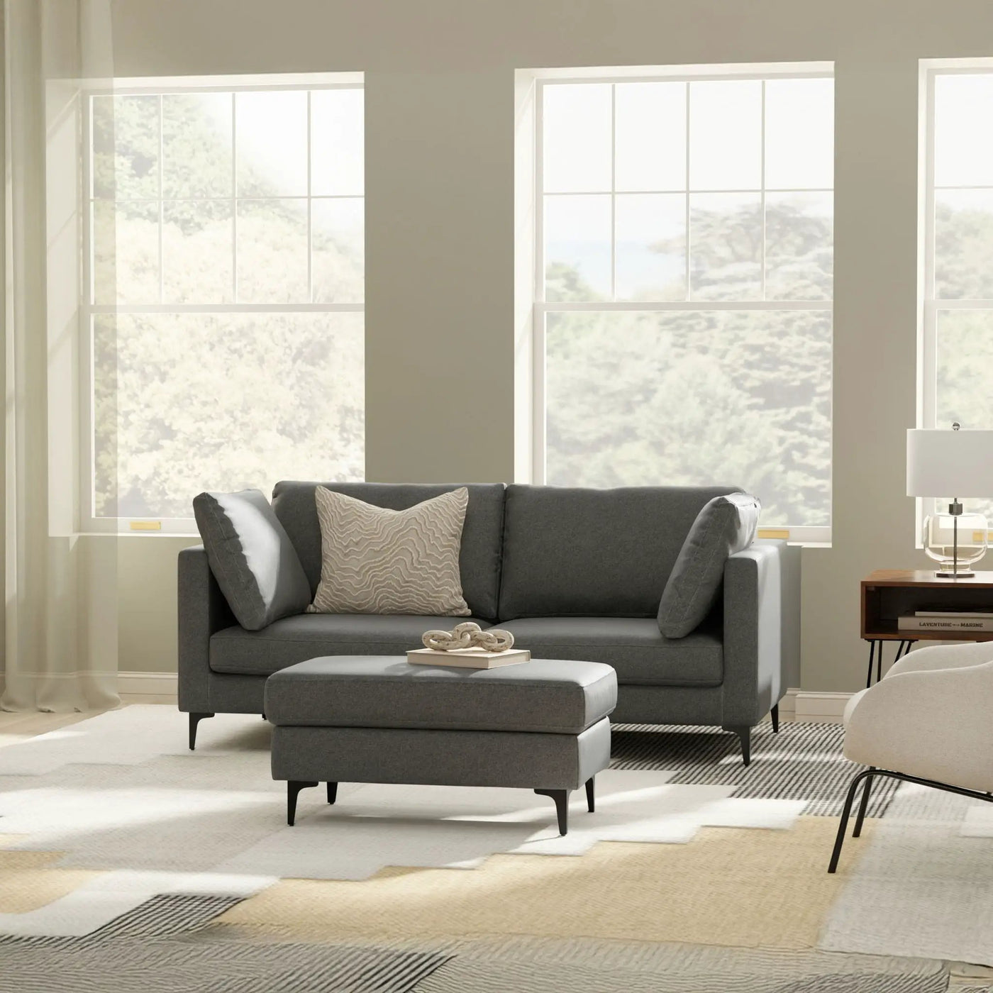 Ava - Mid Century Sofa, Upholstered by Unique Piece Furniture