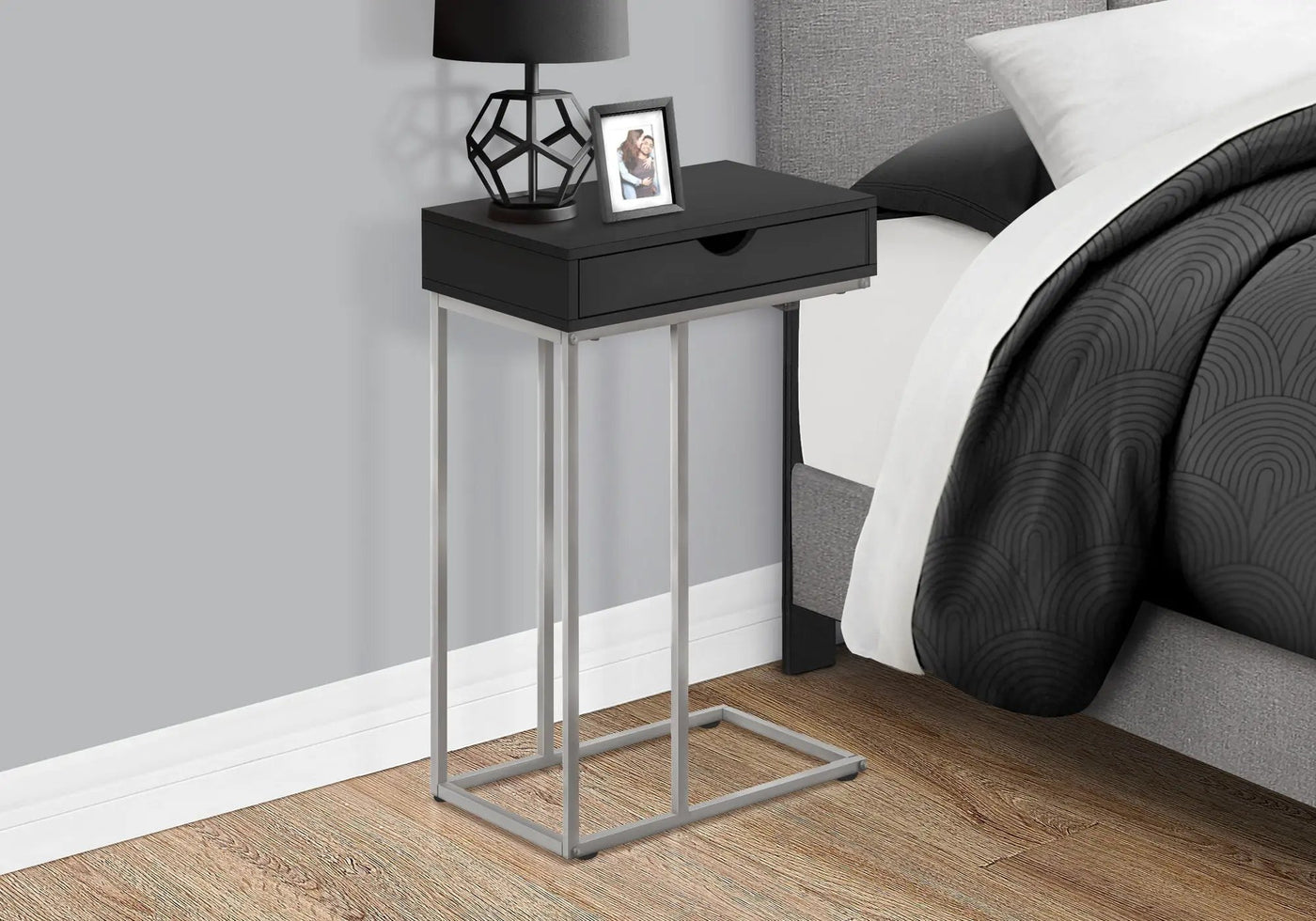 Accent Table, C - Shaped Contemporary & Modern Design by HouseOfZazla