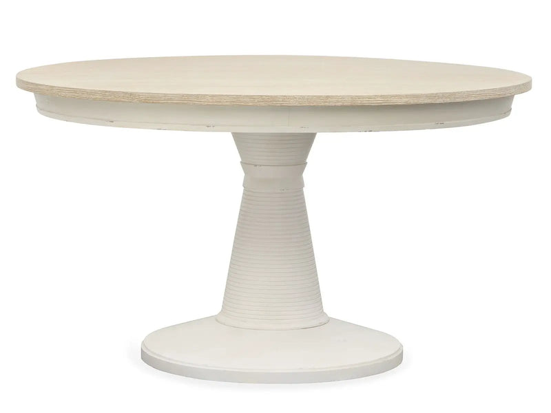 Echo Isles - Extendable 54" Round Dining Table - Sea Pearl And Driftwood by Unique Piece Furniture