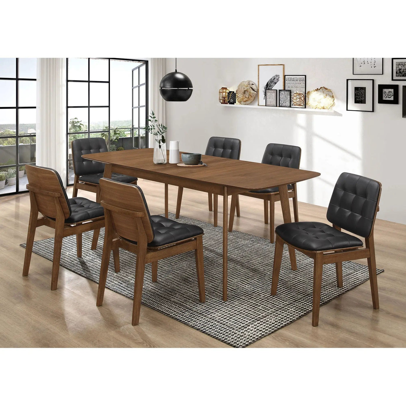 Draper - Rectangular Dining Set With Butterfly Leaf by HouseOfZazla