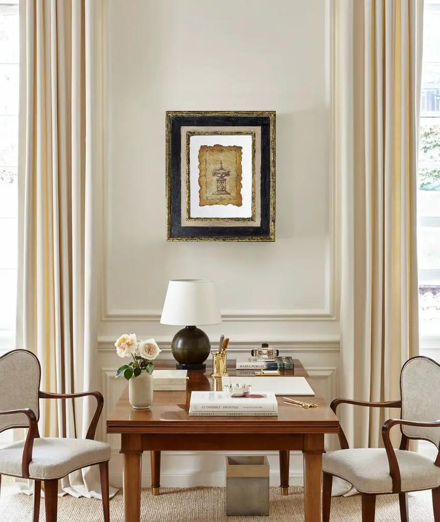 Lucian - Framed Antiqued Sculpture Print by HouseOfZazla