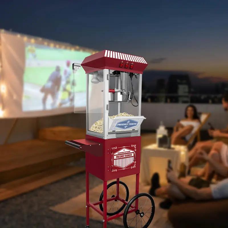 XH-P831-P Movie Theater-Style Popcorn Machine Maker with Cart by HouseOfZazla