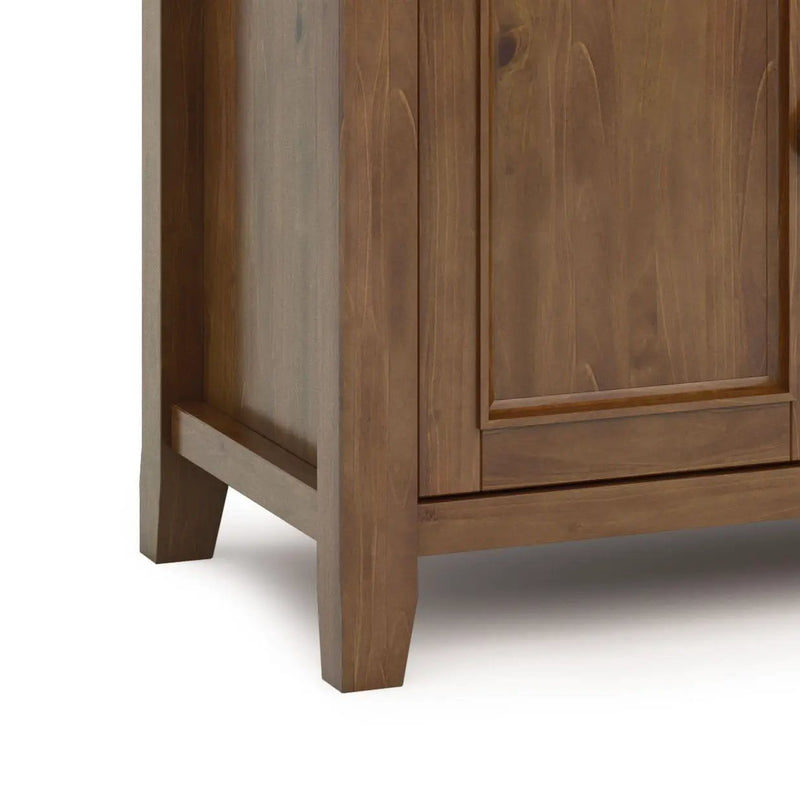 Amherst - TV Media Stand - Medium Saddle Brown by HouseOfZazla
