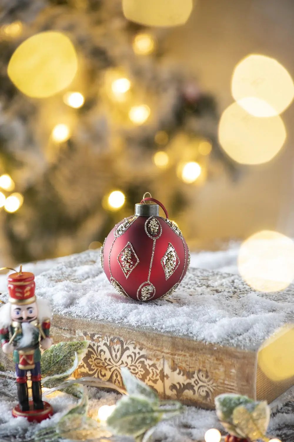 Christmas Ball, Decorative Hanging Ball Christmas Tree Ornaments For Holiday Decorations by HouseOfZazla
