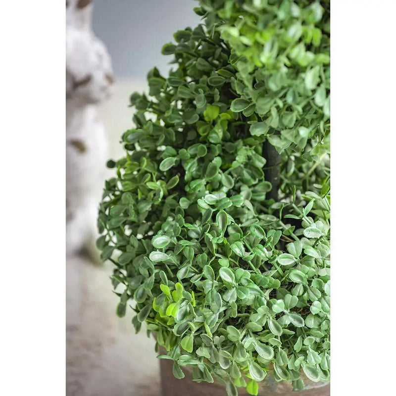 7.5x7.5x35" 3 Foot Tall Artificial Spiral Boxwood Tree by HouseOfZazla