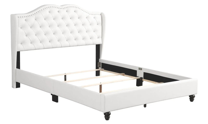 Upholstered Bed Transitional by HouseOfZazla