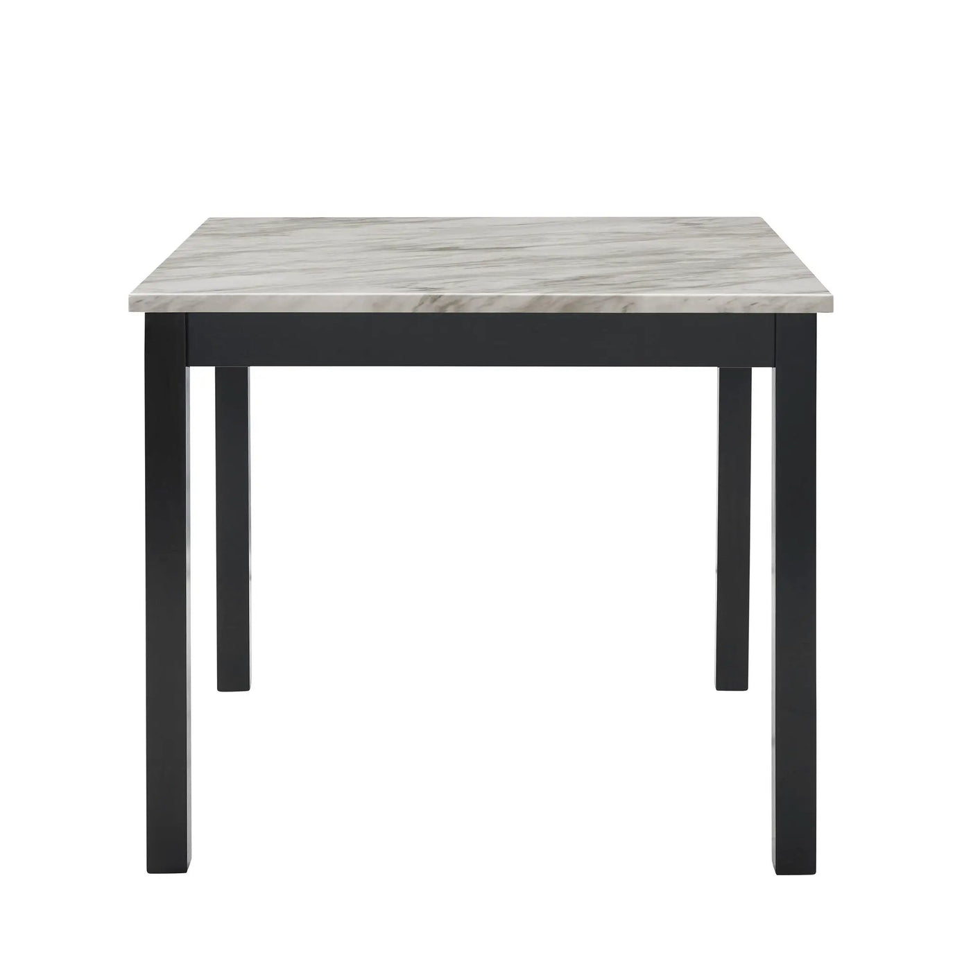 Modern 5 Piece Counter Height Dining Set With Tufted Nail Head Chairs by Unique Piece Furniture