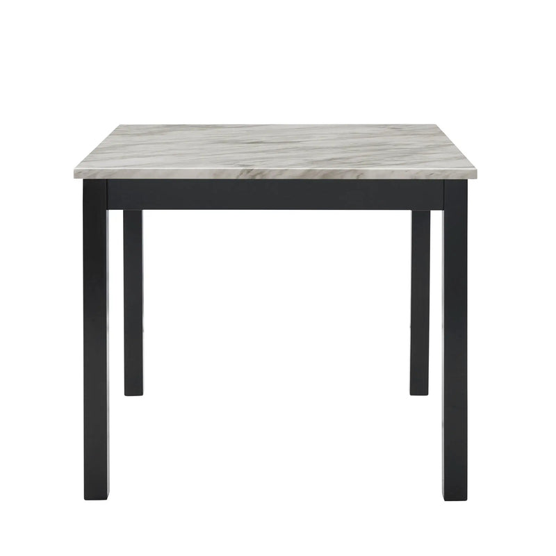Modern 5 Piece Counter Height Dining Set With Tufted Nail Head Chairs by Unique Piece Furniture