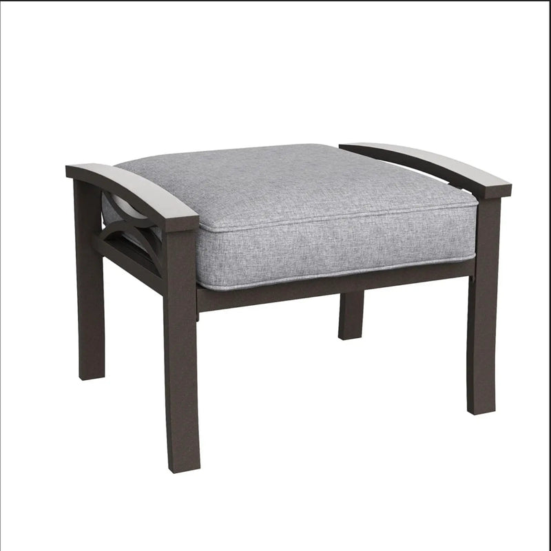 Modern All-Weather Ottomans With Cushions (Set of 2) by HouseOfZazla