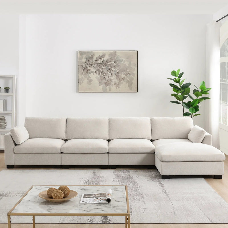 130" Modular Sectional Sofa by HouseOfZazla