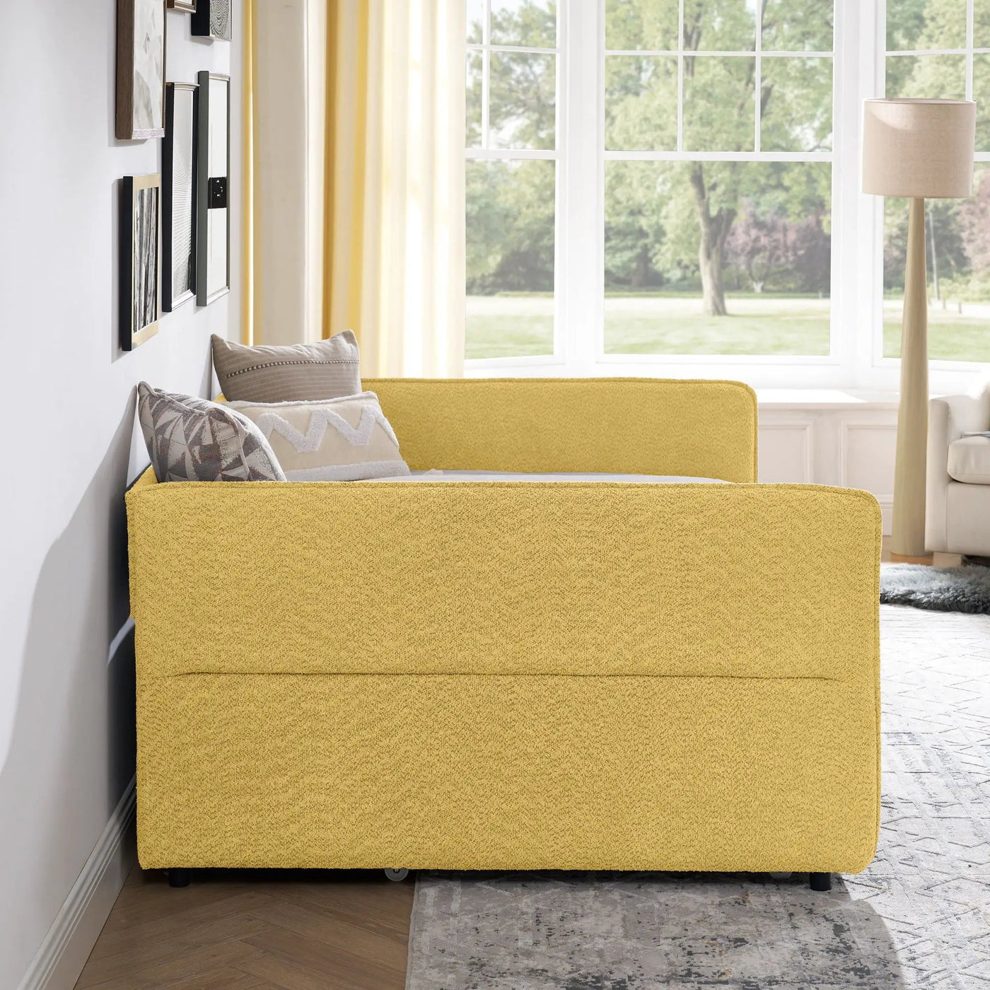 Upholstered Daybed With Pop Up Trundle by Unique Piece Furniture