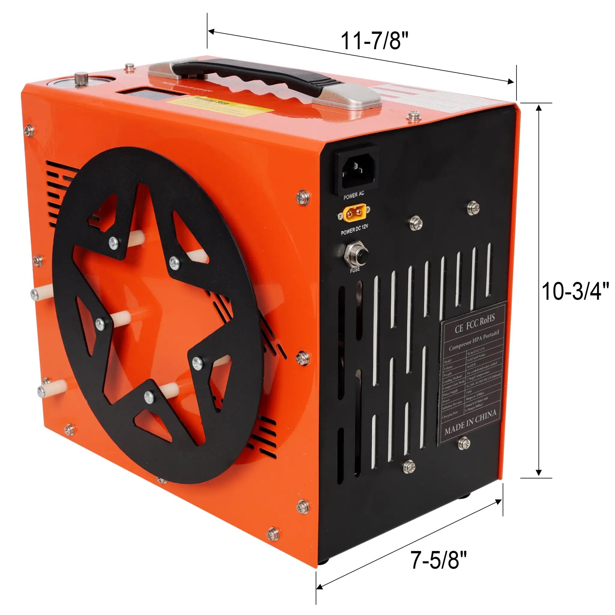 PCP Air Compressor, 4500PSI Portable with Auto-Stop and Built-In Converter by HouseOfZazla