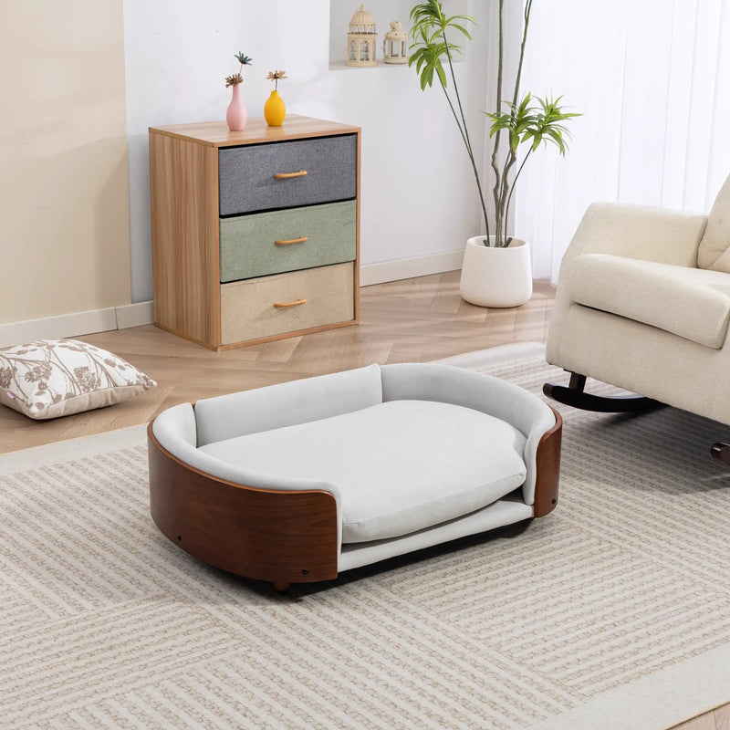 Scandinavian Style Elevated Dog Bed Pet Sofa by HouseOfZazla