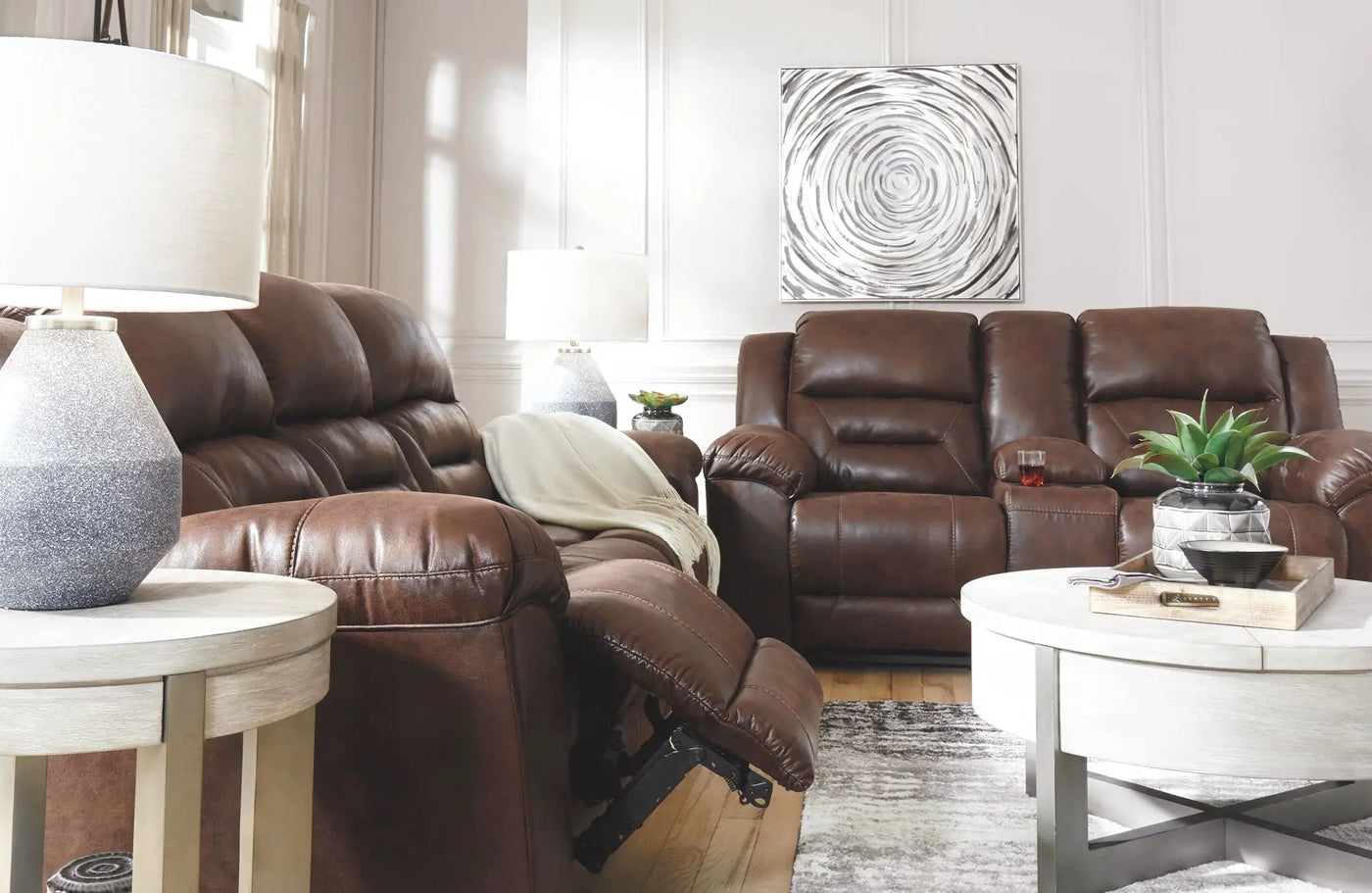 Stoneland - Power Reclining Living Room Set by Unique Piece Furniture